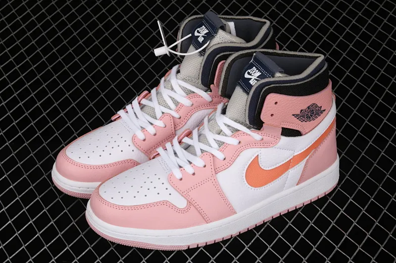 All categories Air Jordan Jordan series basketball shoes Air Jordan 1 High G version Air Jordan 1 Zoom Air CMFT AJ1 Joe 1 pink glaze Sakura pink high-top basketball shoes CT0979-601